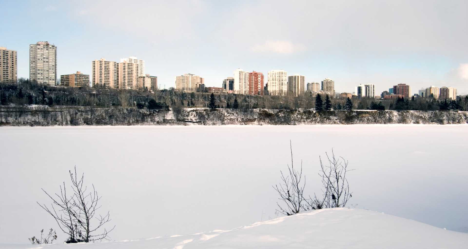 winters in Edmonton, Alberta